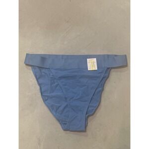Ophelia & Co. Women's Navy Blue‎ Bikini Bottoms Size L 12 14 Comfort Waistband